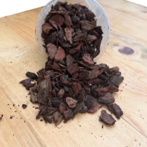 Bark Chips chunky growing medium for aroid, orchid and indoor plant mixes on white background